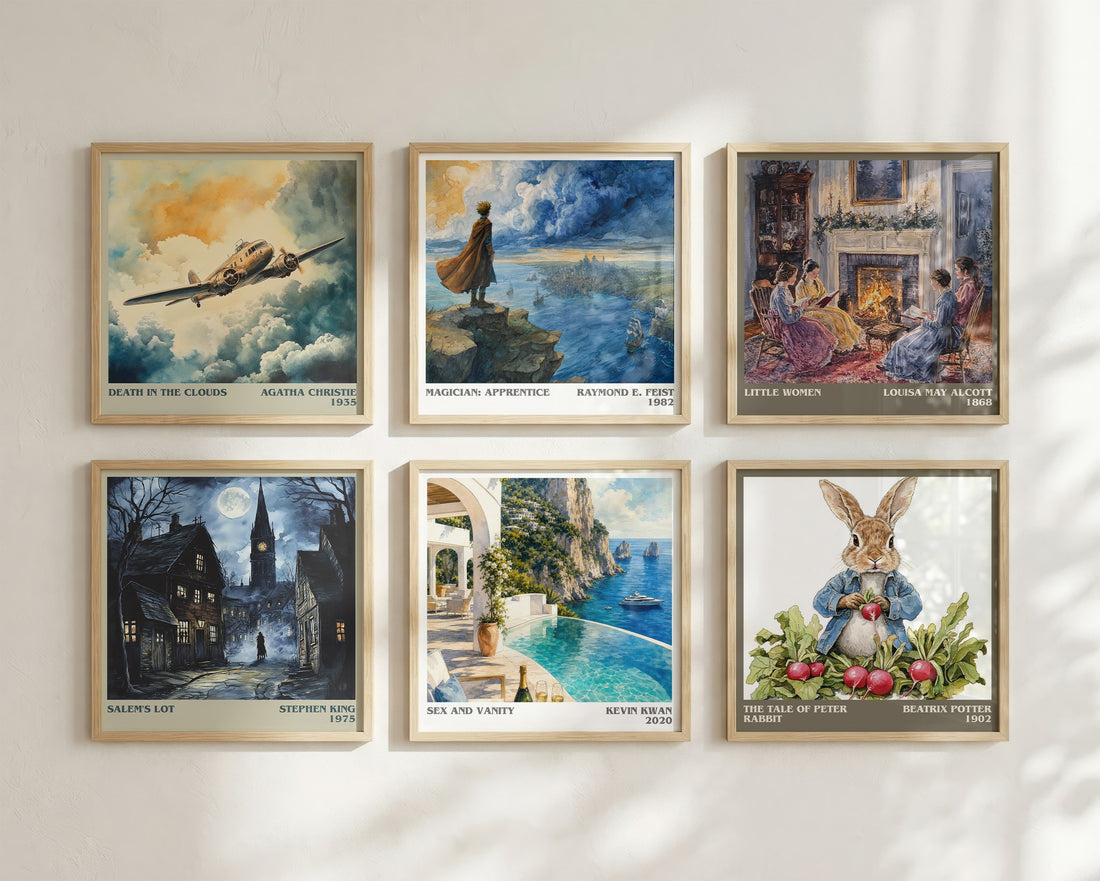 Sex and Vanity literary art print colour and style options – Kevin Kwan book art