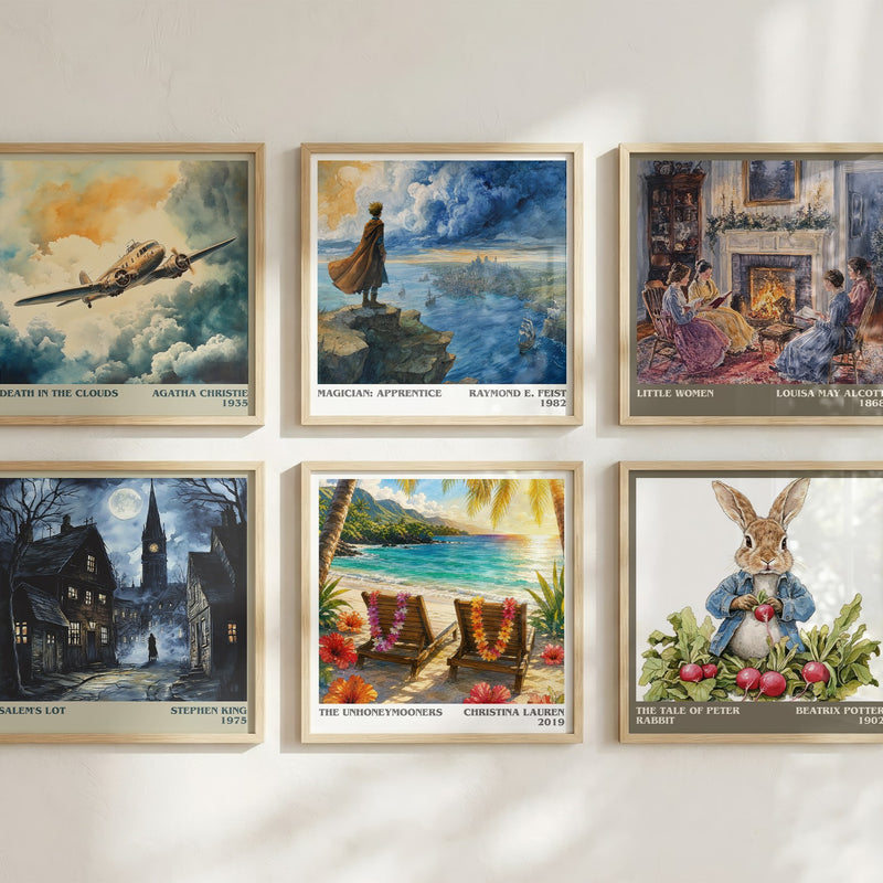 The Unhoneymooners literary art print colour and style options – Christina Lauren book art