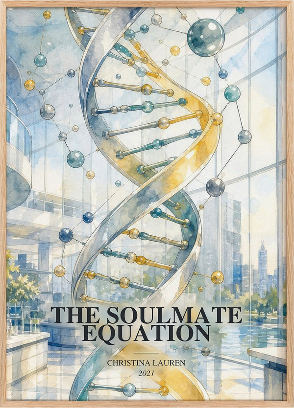 Soulmate Equation Book Watercolour Illustration by Christina Lauren