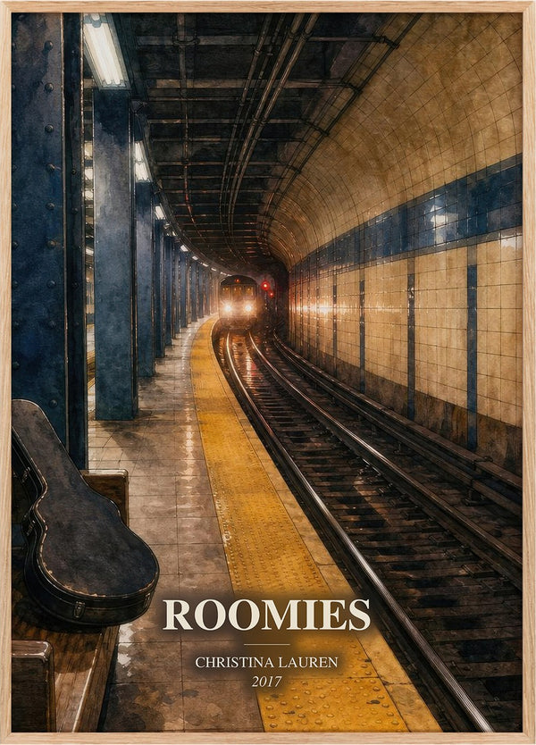 Roomies Book Watercolour Illustration by Christina Lauren
