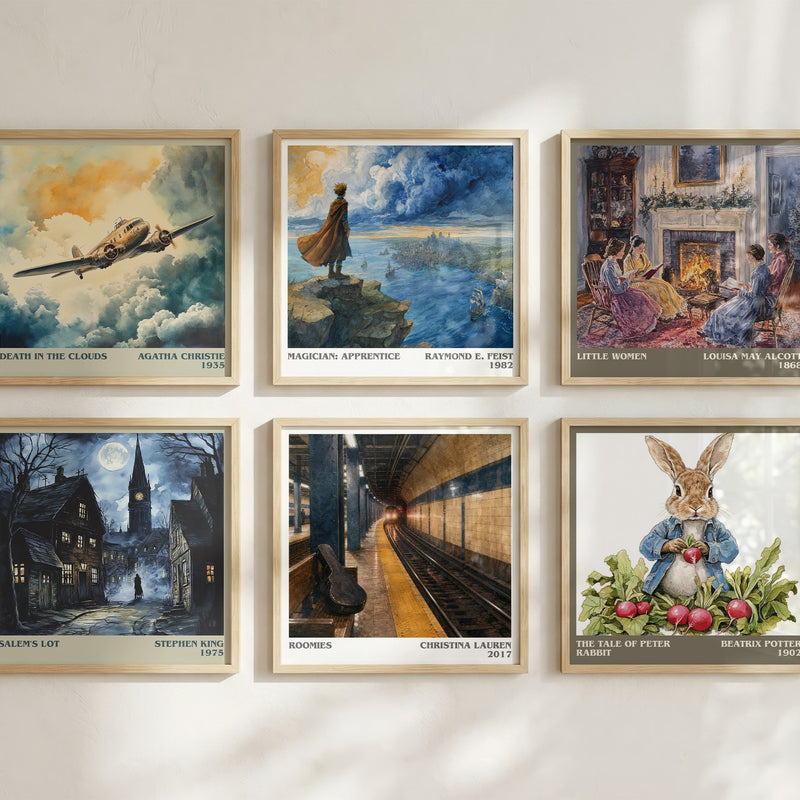 Roomies literary art print colour and style options – Christina Lauren book art