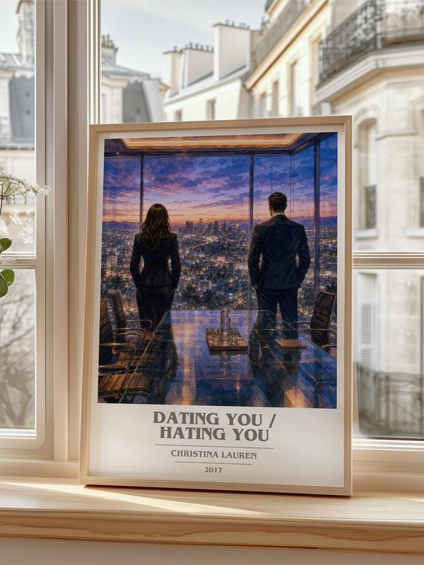Dating You / Hating You book cover poster colour and style options – Christina Lauren book art