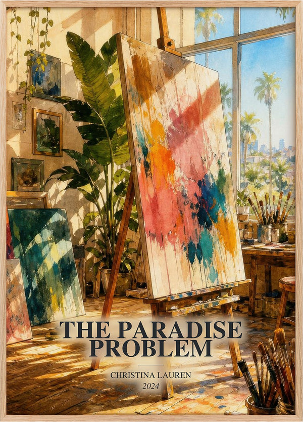 The Paradise Problem Book Watercolour Illustration by Christina Lauren