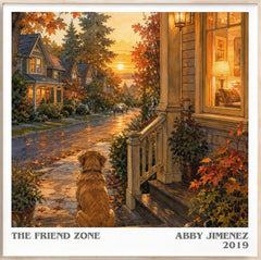 The Friend Zone Literary Art Print by Abby Jimenez