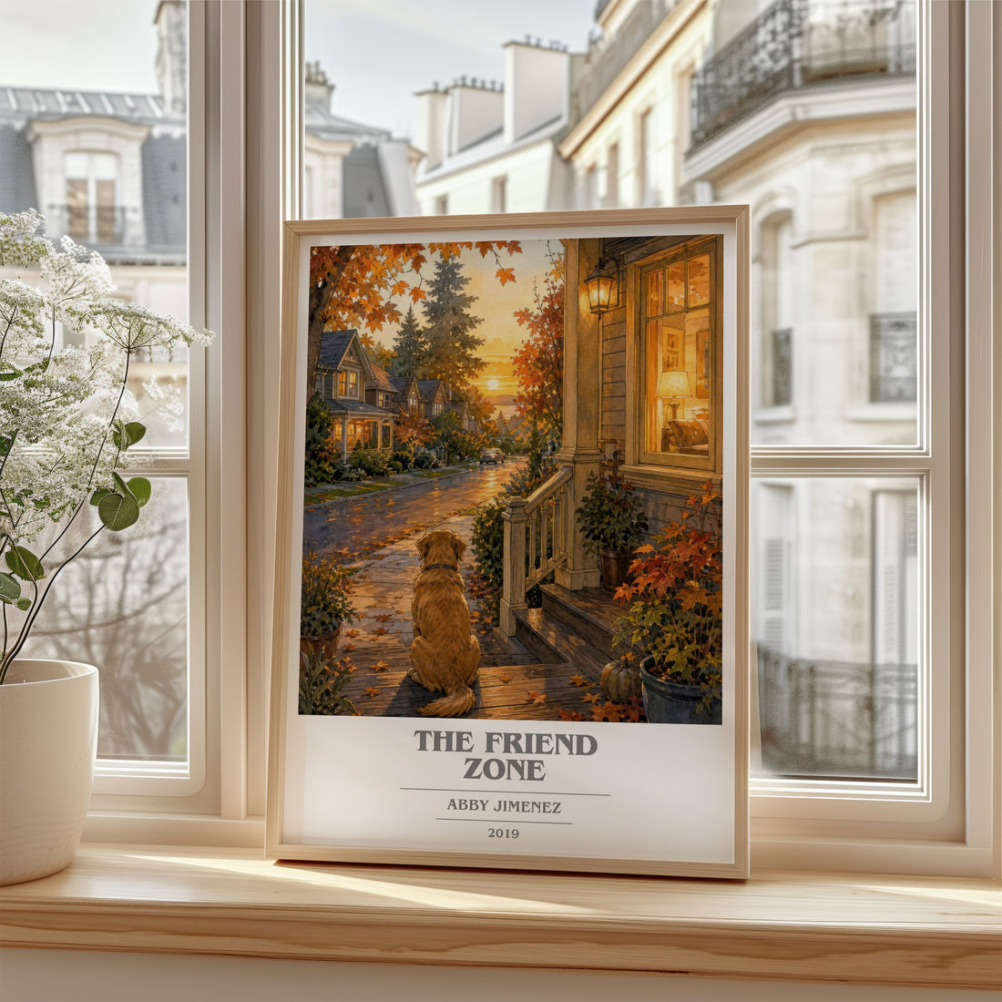 The Friend Zone book cover poster colour and style options – Abby Jimenez book art
