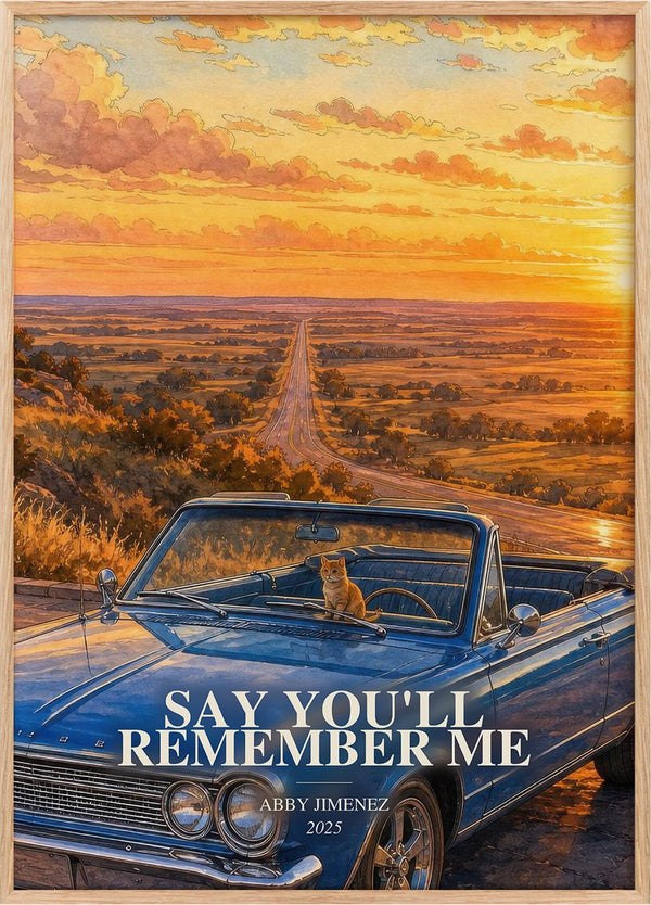 Say You'll Remember Me Book Watercolour Illustration by Abby Jimenez