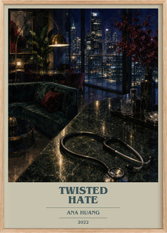 Twisted Hate Book Cover Poster by Ana Huang