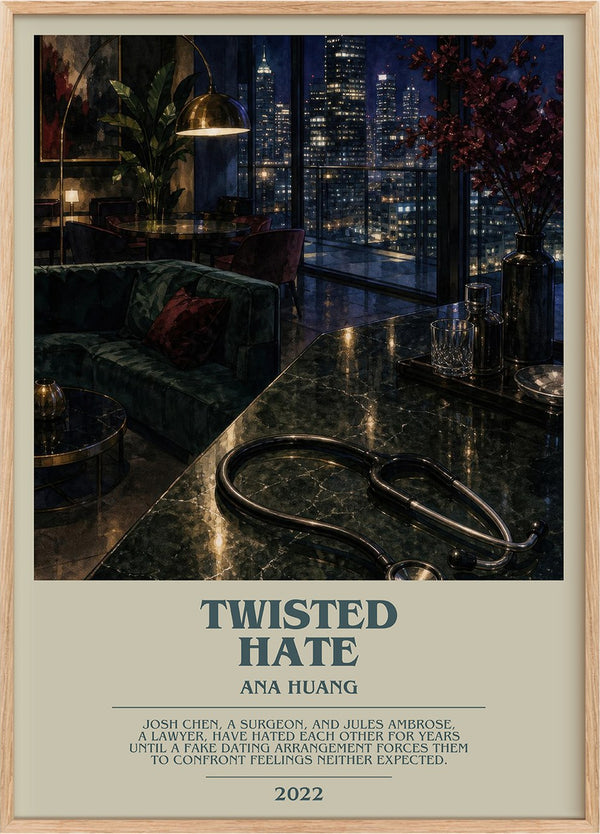 Twisted Hate Bookish Wall Art by Ana Huang