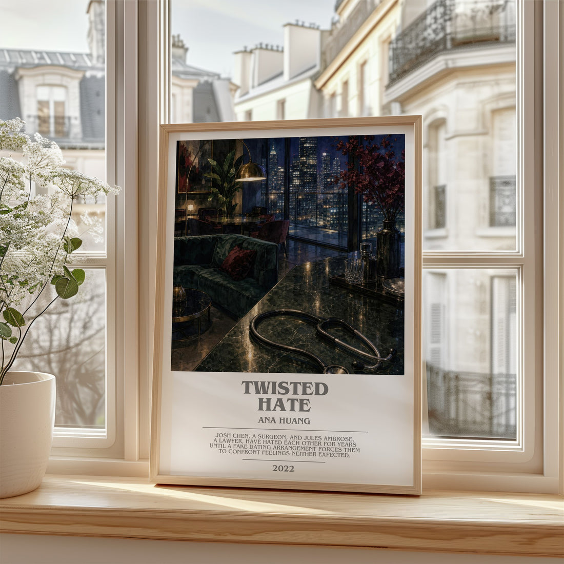 Twisted Hate bookish poster colour and style options – Ana Huang book art