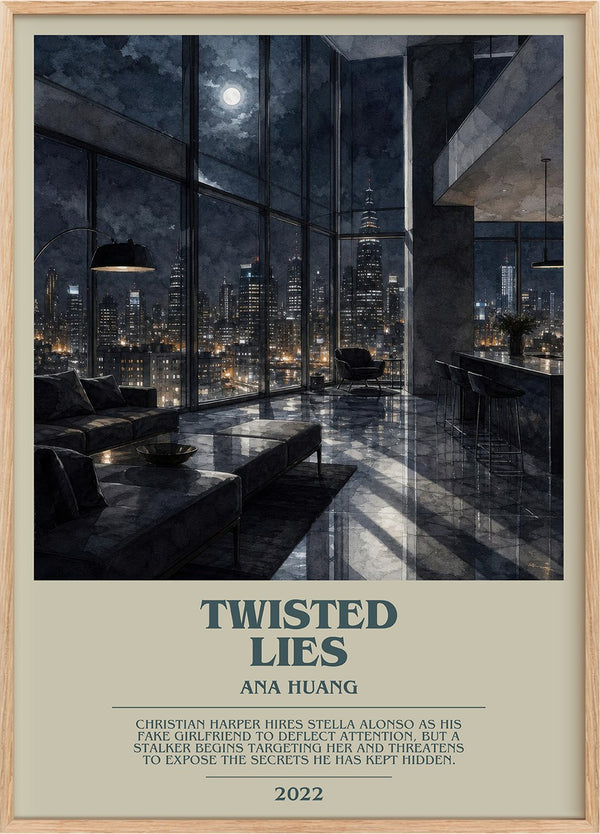 Twisted Lies Bookish Wall Art by Ana Huang