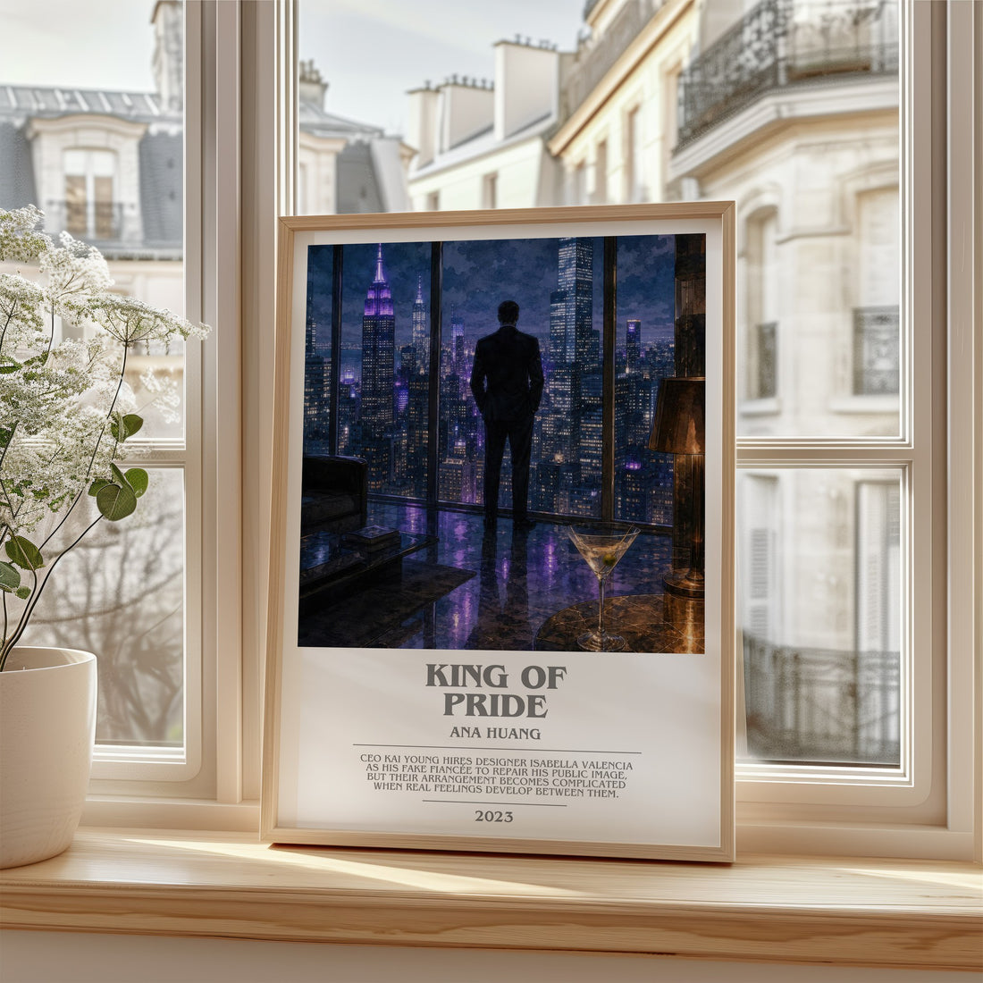 King of Pride bookish poster colour and style options – Ana Huang book art