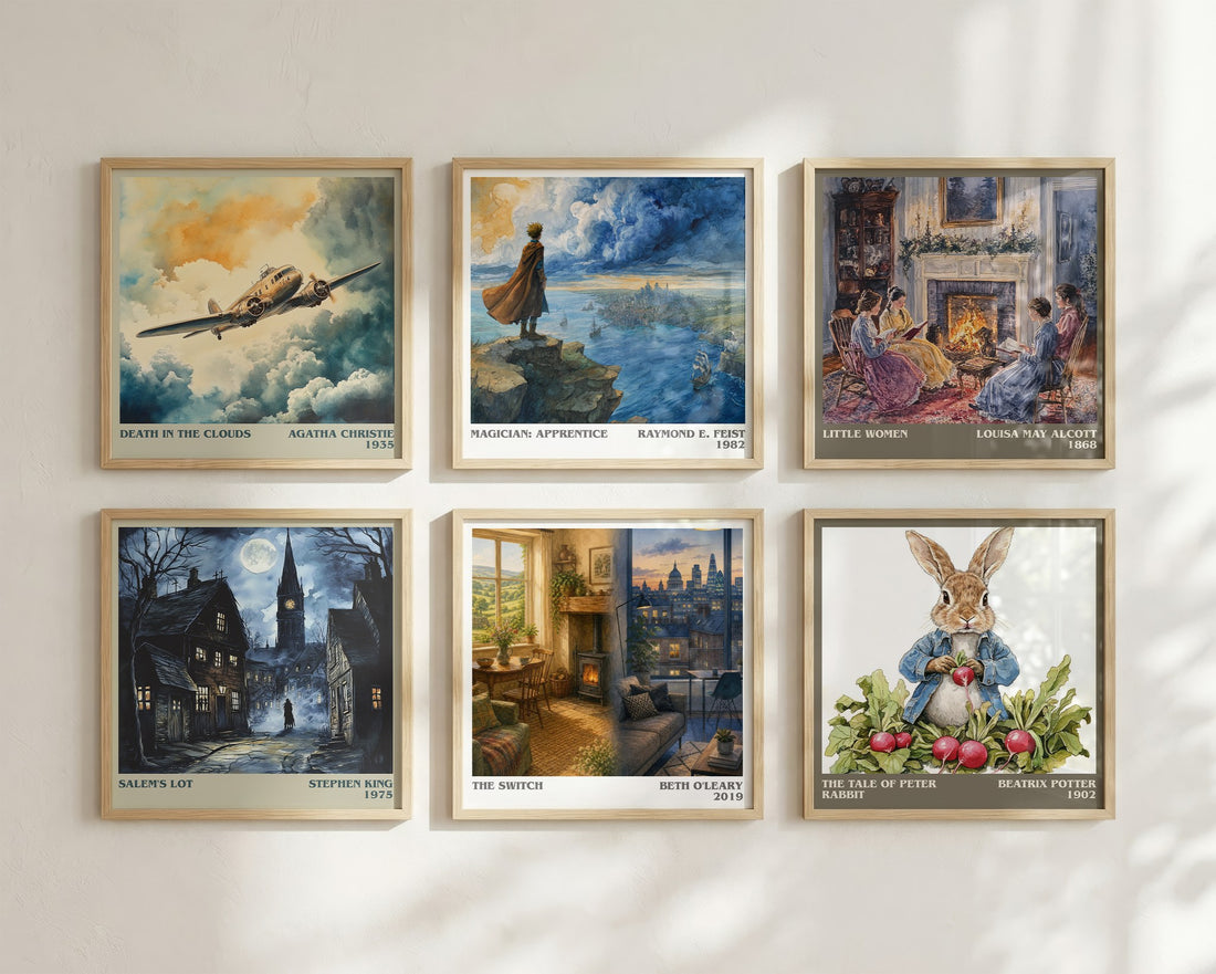 The Switch literary art print colour and style options – Beth O'Leary book art