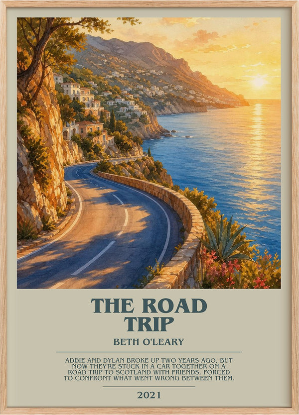 The Road Trip Bookish Wall Art by Beth O'Leary