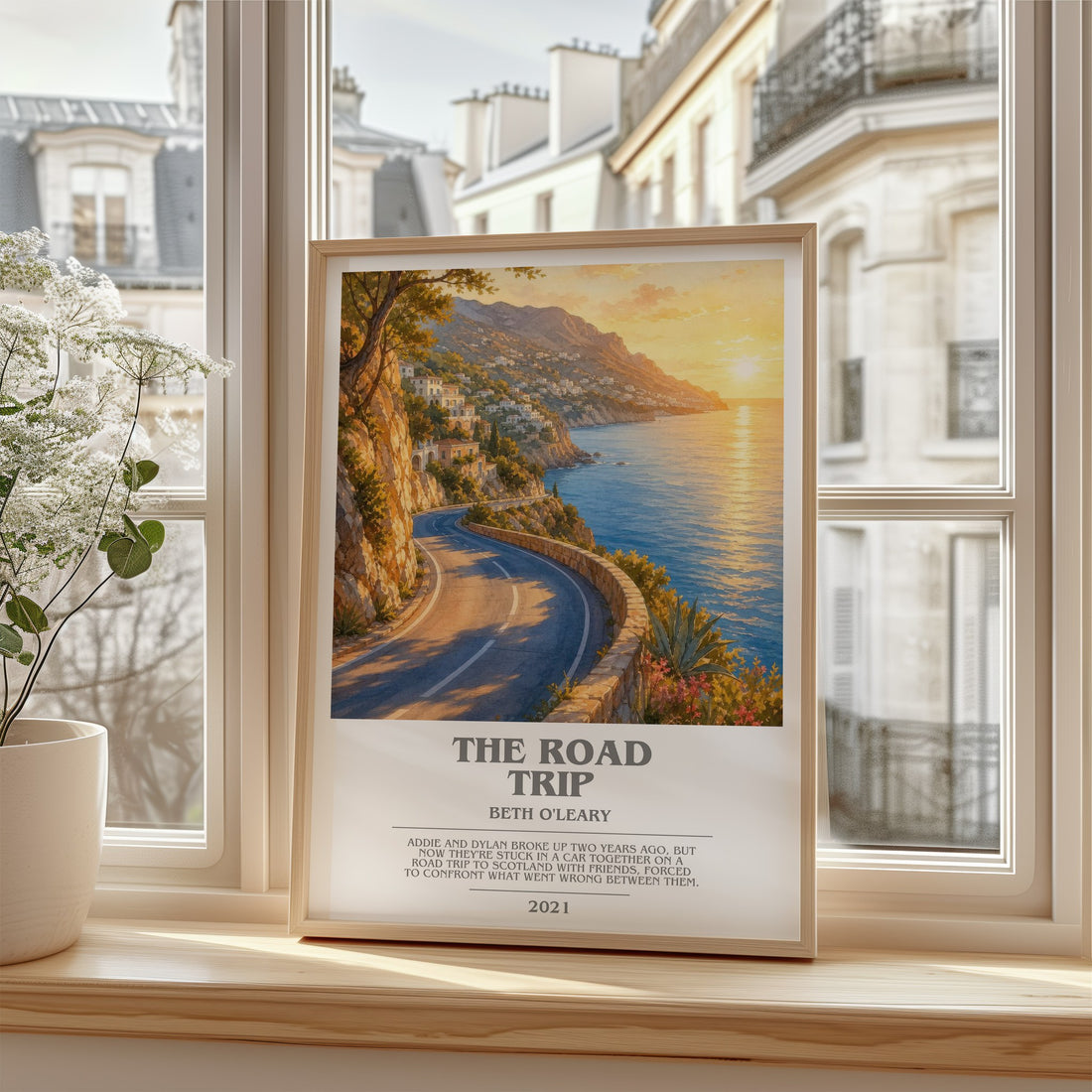 The Road Trip bookish poster colour and style options – Beth O'Leary book art