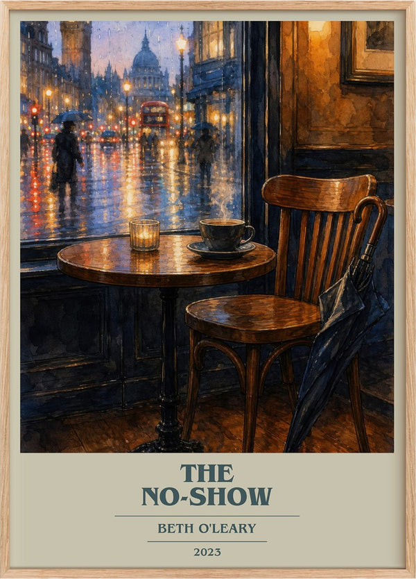 The No-Show Book Cover Poster by Beth O'Leary
