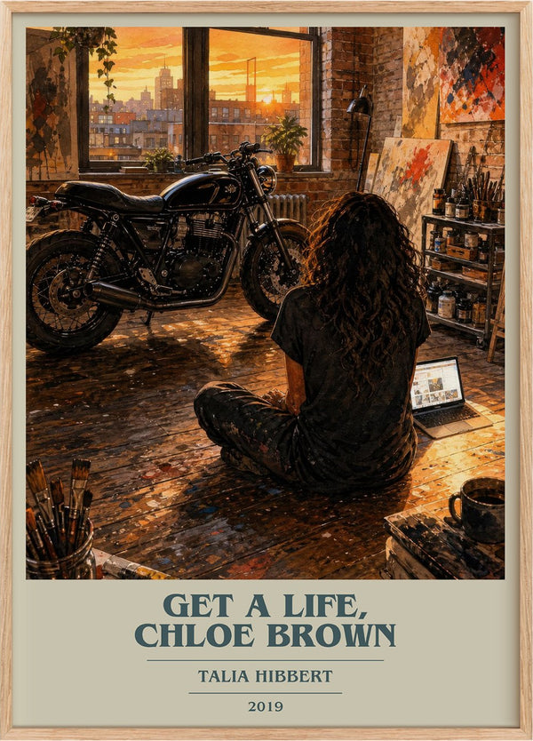 Get a Life, Chloe Brown Book Cover Poster by Talia Hibbert