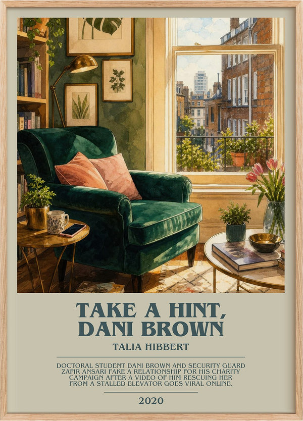 Take a Hint, Dani Brown Bookish Wall Art by Talia Hibbert