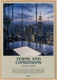 Terms and Conditions Bookish Wall Art by Lauren Asher