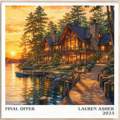 Final Offer Literary Art Print by Lauren Asher