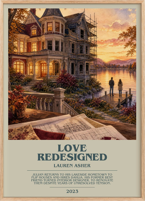 Love Redesigned Bookish Wall Art by Lauren Asher