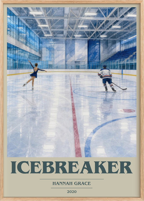 Icebreaker Book Cover Poster by Hannah Grace