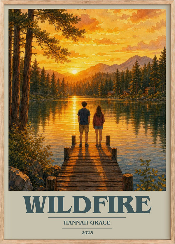 Wildfire Book Cover Poster by Hannah Grace