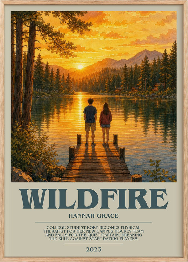 Wildfire Bookish Wall Art by Hannah Grace