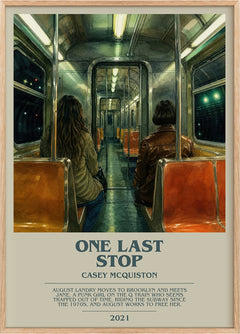 One Last Stop Bookish Wall Art by Casey McQuiston