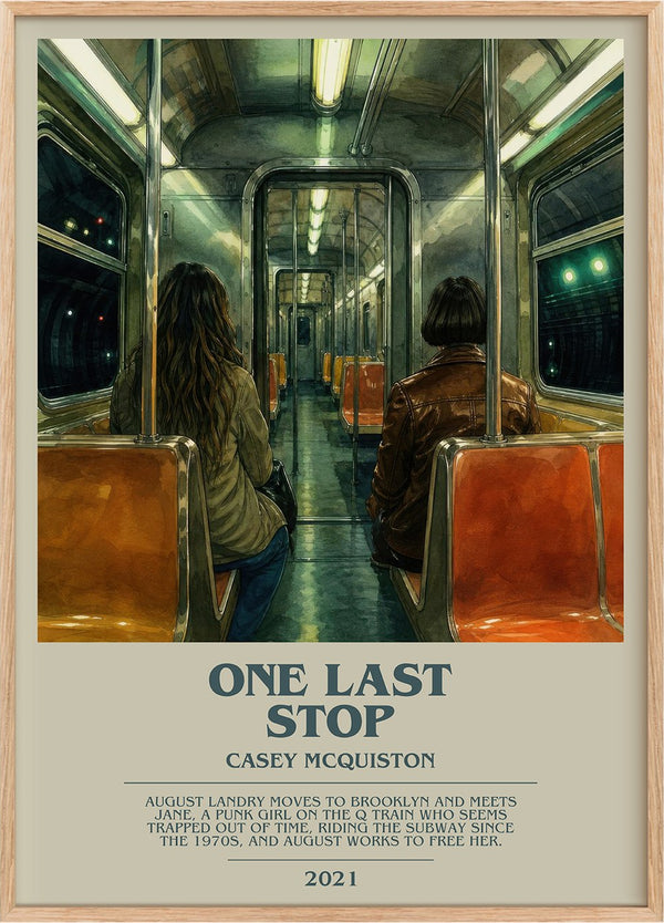One Last Stop Bookish Wall Art by Casey McQuiston