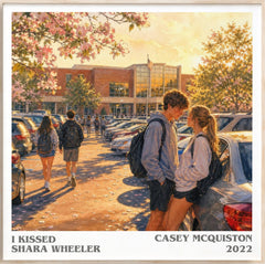 I Kissed Shara Wheeler Literary Art Print by Casey McQuiston