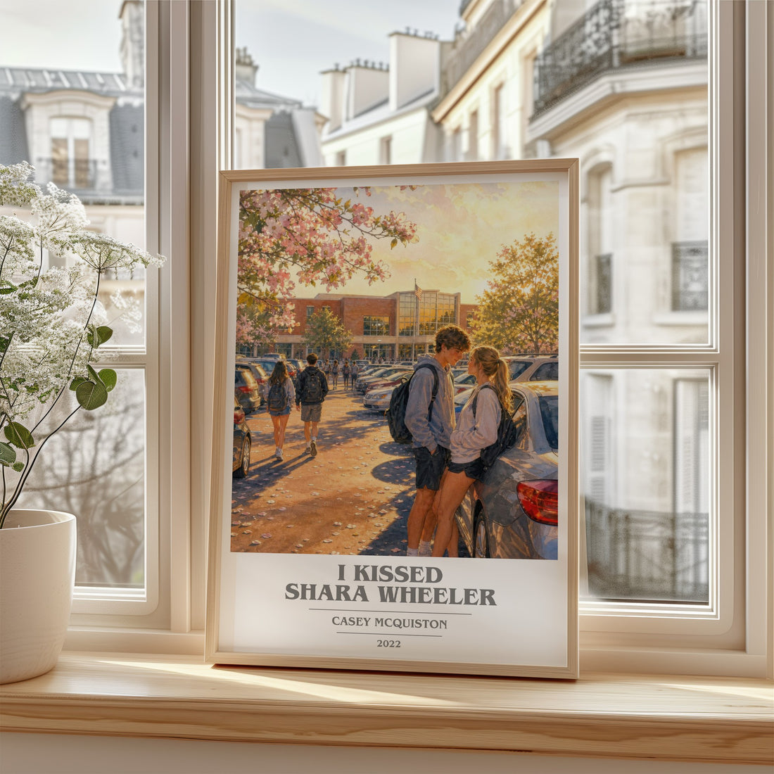 I Kissed Shara Wheeler book cover poster colour and style options – Casey McQuiston book art
