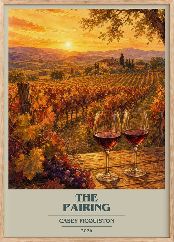 The Pairing Book Cover Poster by Casey McQuiston