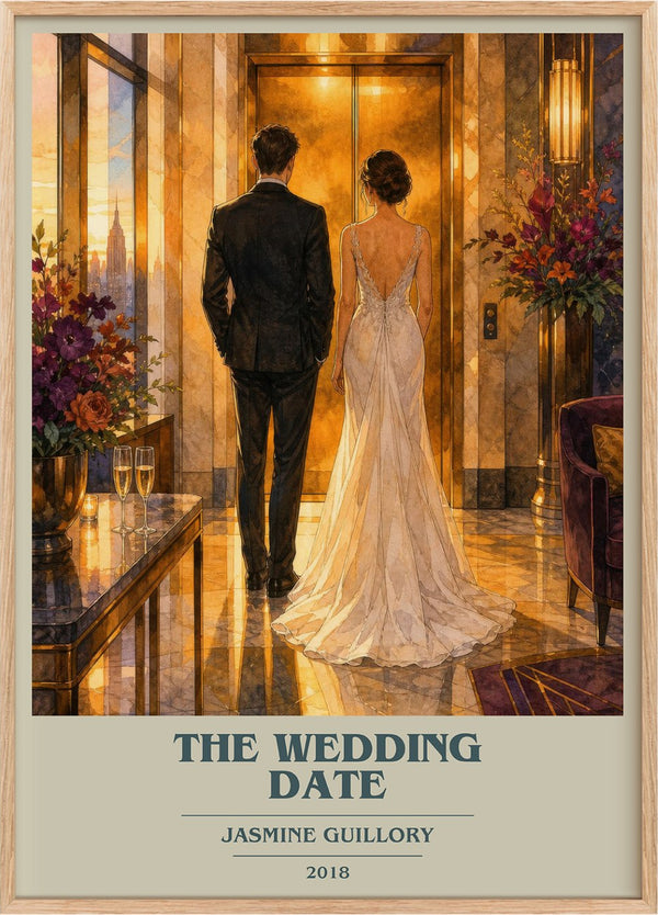 The Wedding Date Book Cover Poster by Jasmine Guillory