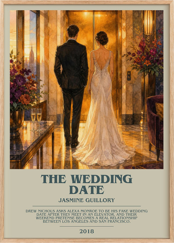 The Wedding Date Bookish Wall Art by Jasmine Guillory