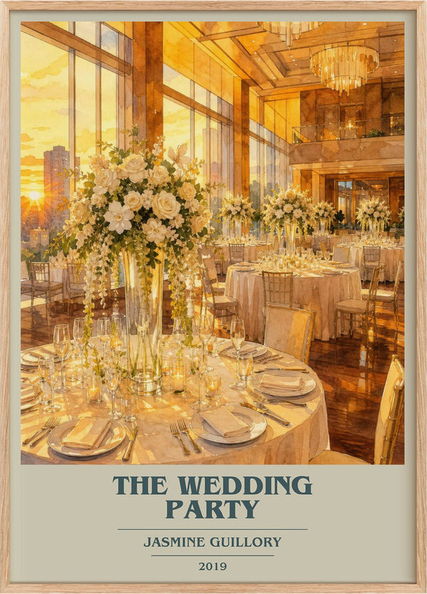 The Wedding Party Book Cover Poster by Jasmine Guillory