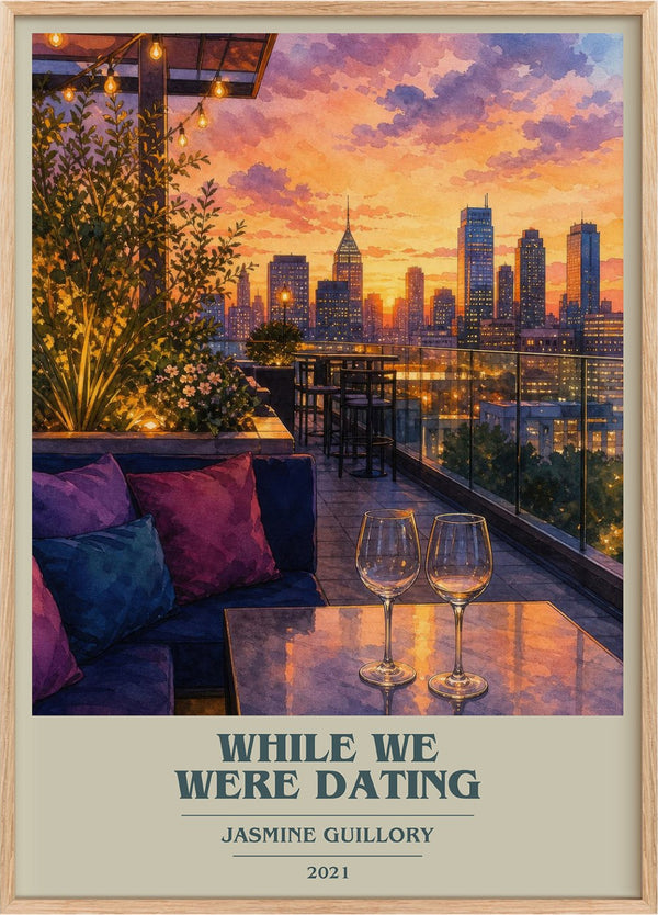 While We Were Dating Book Cover Poster by Jasmine Guillory