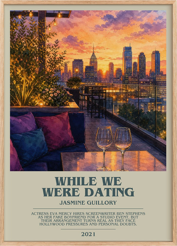 While We Were Dating Bookish Wall Art by Jasmine Guillory