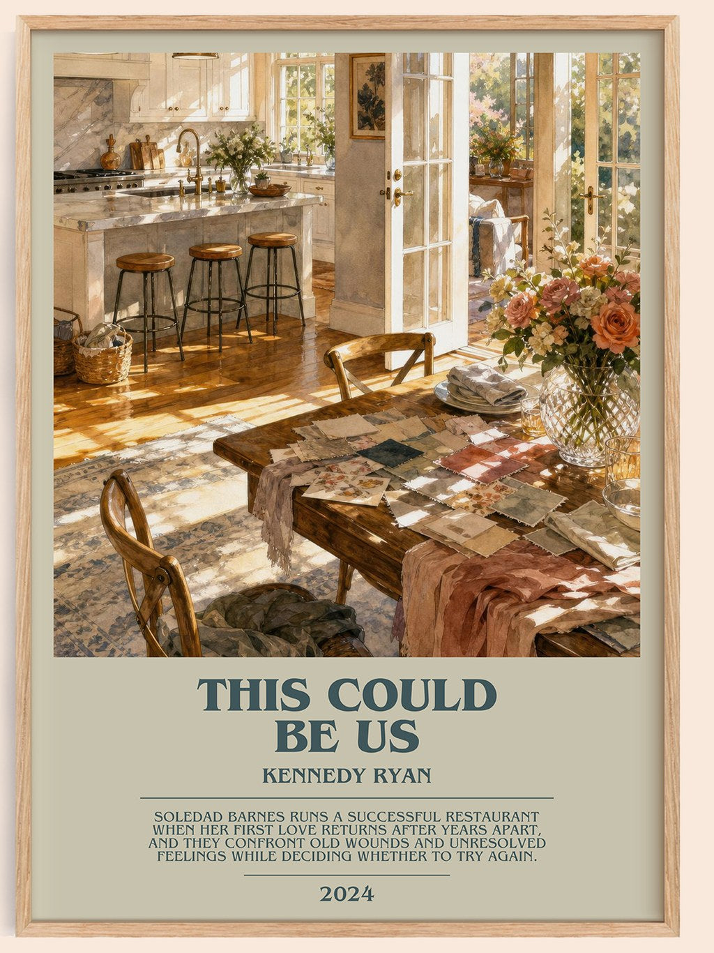 This Could Be Us bookish book poster by Kennedy Ryan – framed literary art print