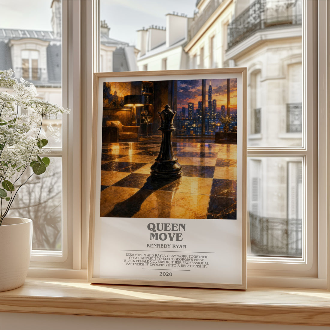 Queen Move bookish poster colour and style options – Kennedy Ryan book art