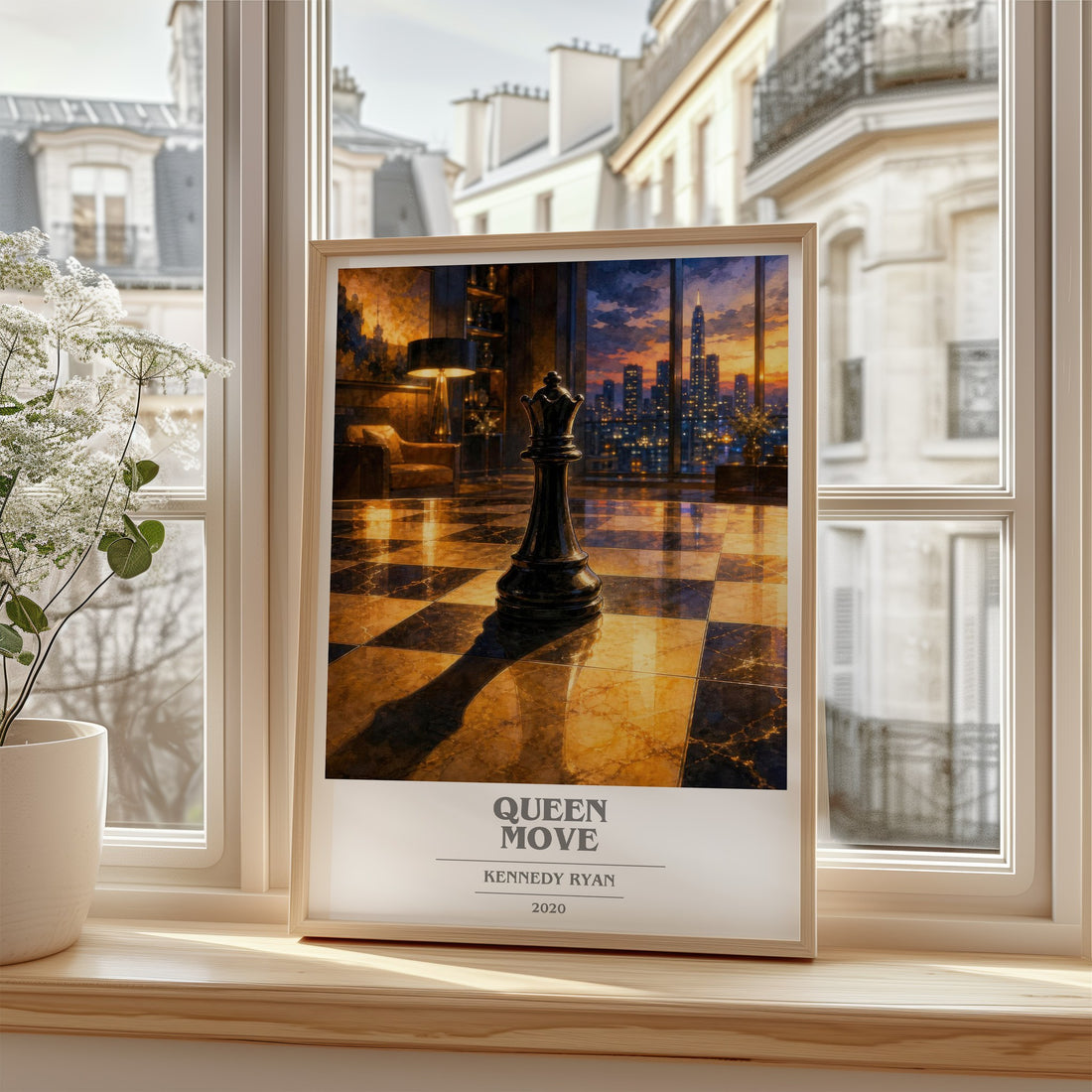 Queen Move book cover poster colour and style options – Kennedy Ryan book art