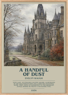 A Handful of Dust Bookish Wall Art by Evelyn Waugh