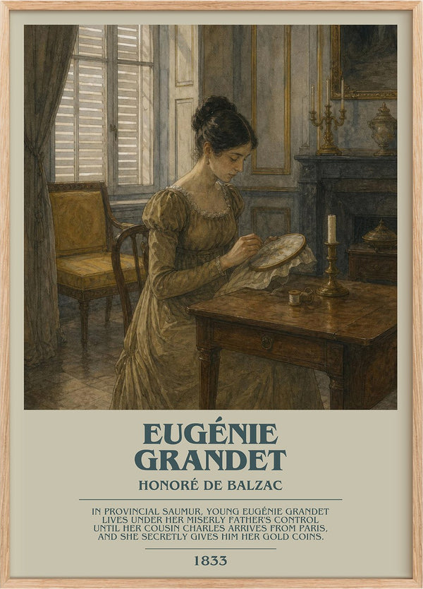 Eugénie Grandet Bookish Wall Art by Honoré de Balzac