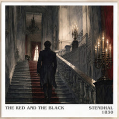 The Red and the Black Literary Art Print by Stendhal