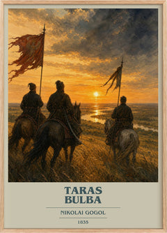 Taras Bulba Book Cover Poster by Nikolai Gogol