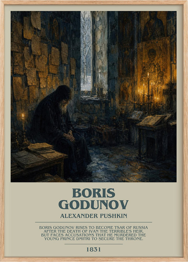 Boris Godunov Bookish Wall Art by Alexander Pushkin