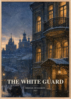 The White Guard Book Watercolour Illustration by Mikhail Bulgakov