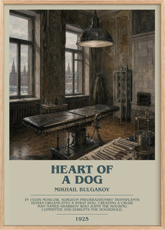 Heart of a Dog Bookish Wall Art by Mikhail Bulgakov