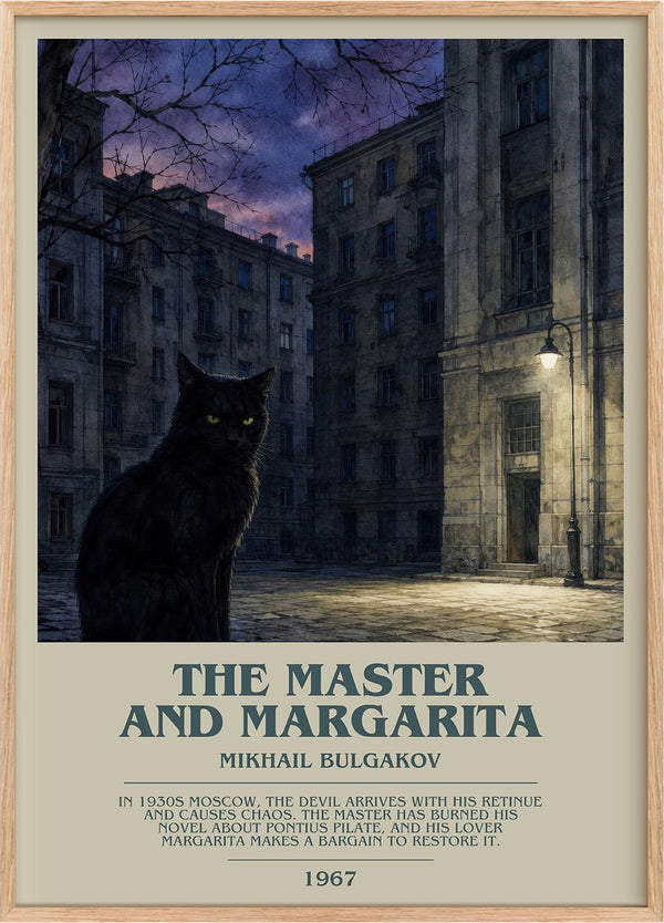 The Master and Margarita Bookish Wall Art by Mikhail Bulgakov
