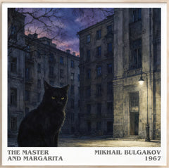The Master and Margarita Literary Art Print by Mikhail Bulgakov