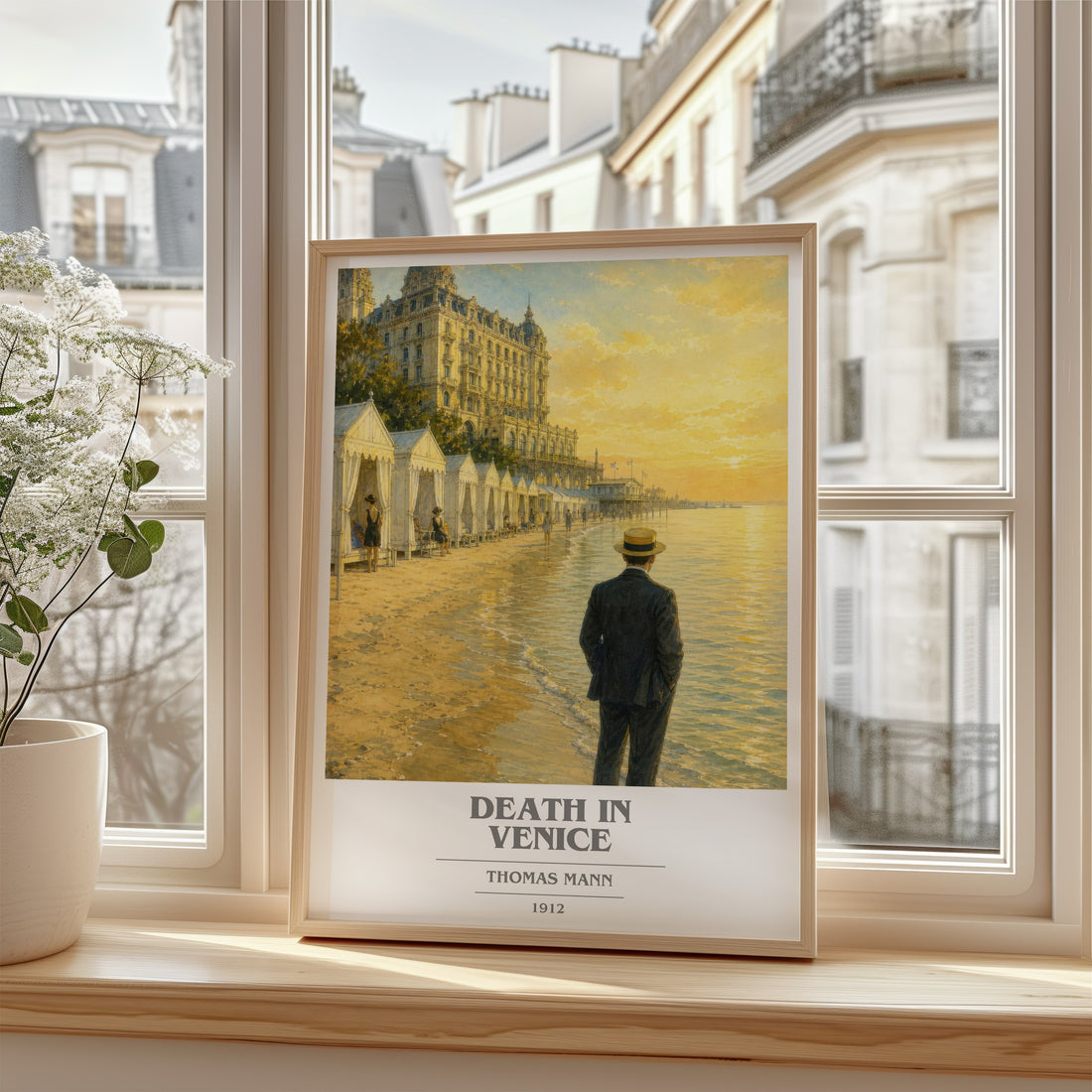 Death in Venice book cover poster colour and style options – Thomas Mann book art